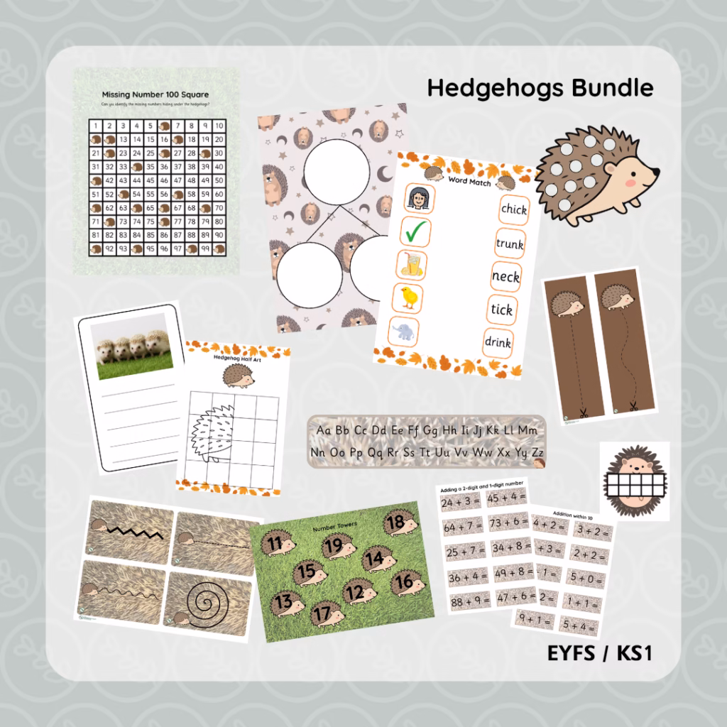 Hedgehog Themed Bundle