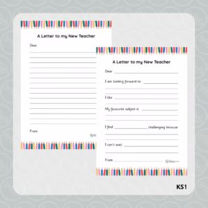 A Letter to my New Teacher Transition Day Writing