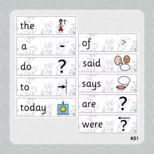 Year 1 Common Exception Word Flashcards