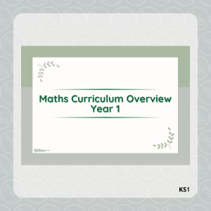 Maths Curriculum Overview - Year 1
