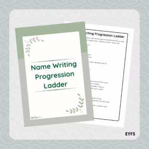 Name Writing Progression Ladder
