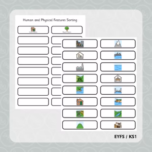 Human and Physical Features Sorting