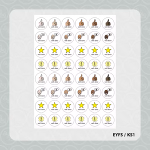 Well Done Sticker Template