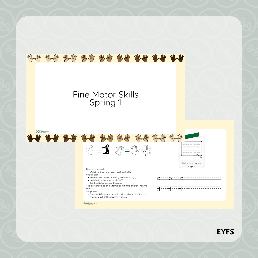 Fine Motor - Spring 1