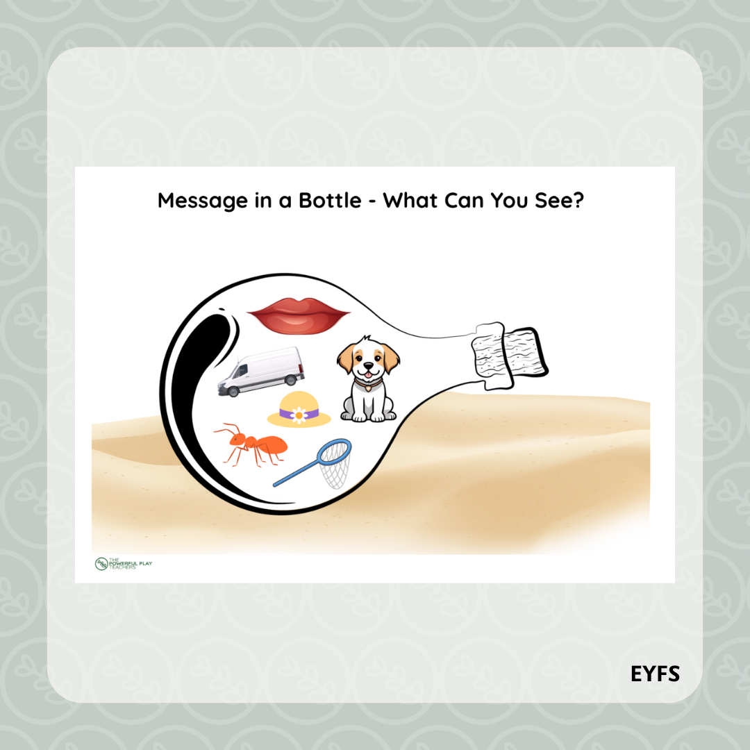 Message in a Bottle - What Can You See?