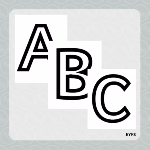 Hollow Capital Letters