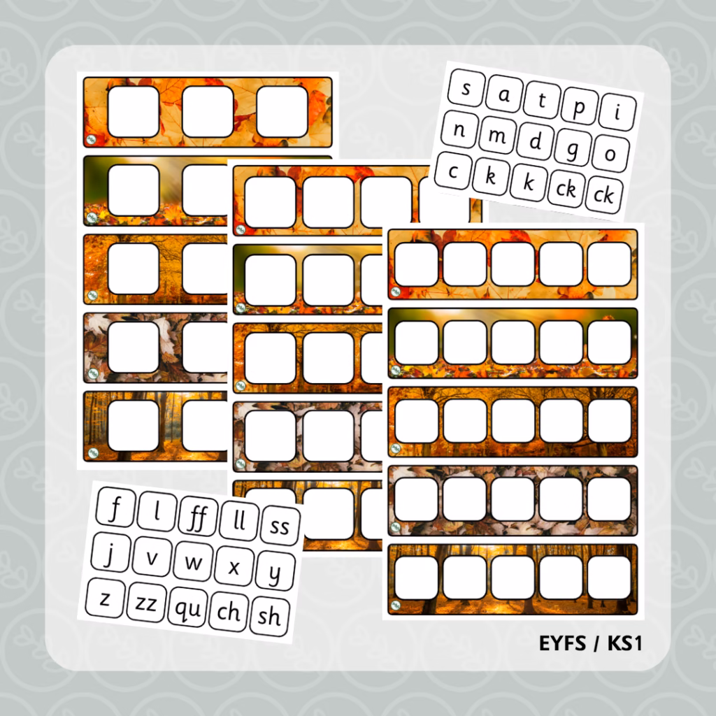 Autumn Phoneme Frames