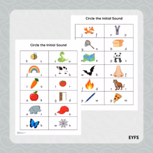 Circle the Initial Sound
