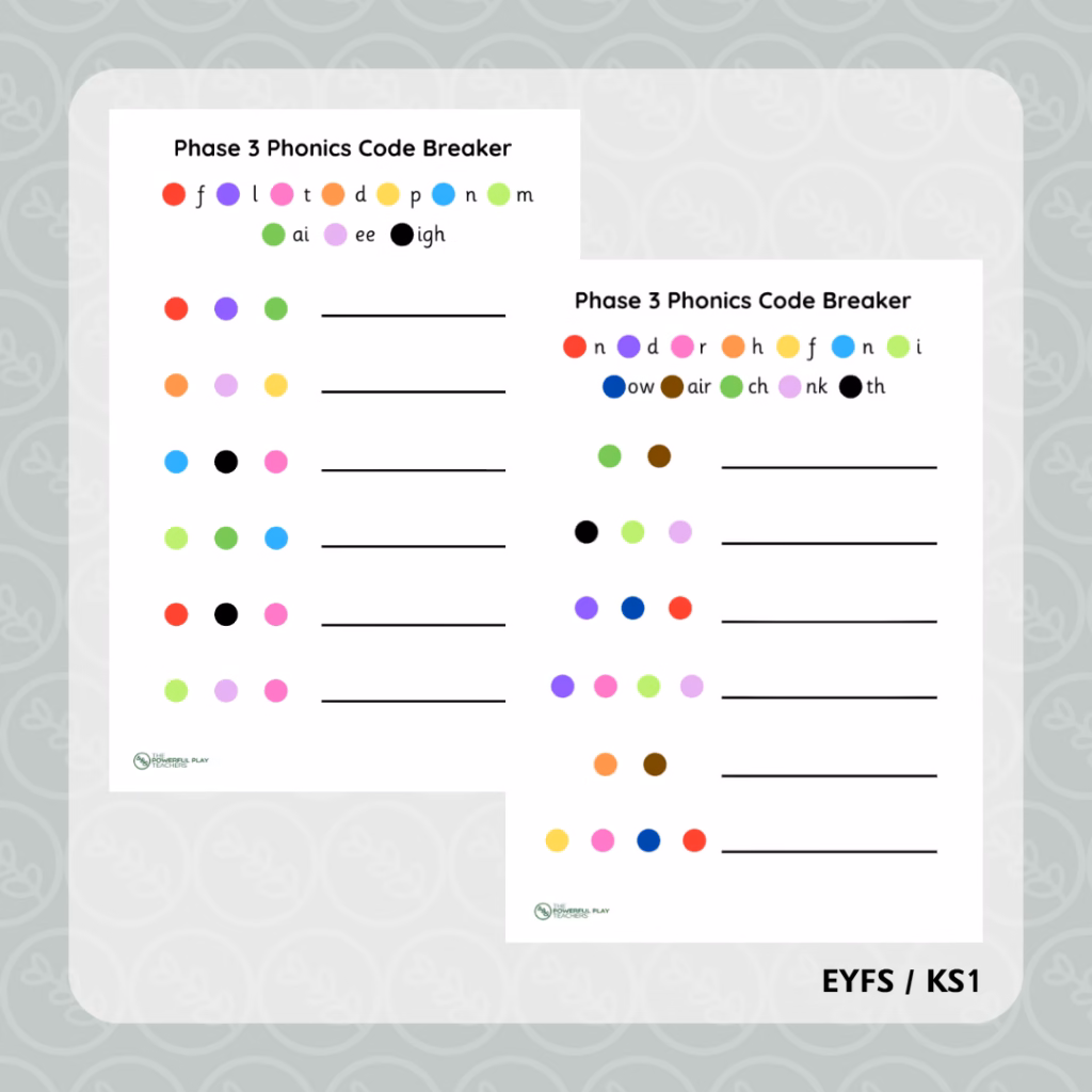 Phonics Code Breaker: Phase 3