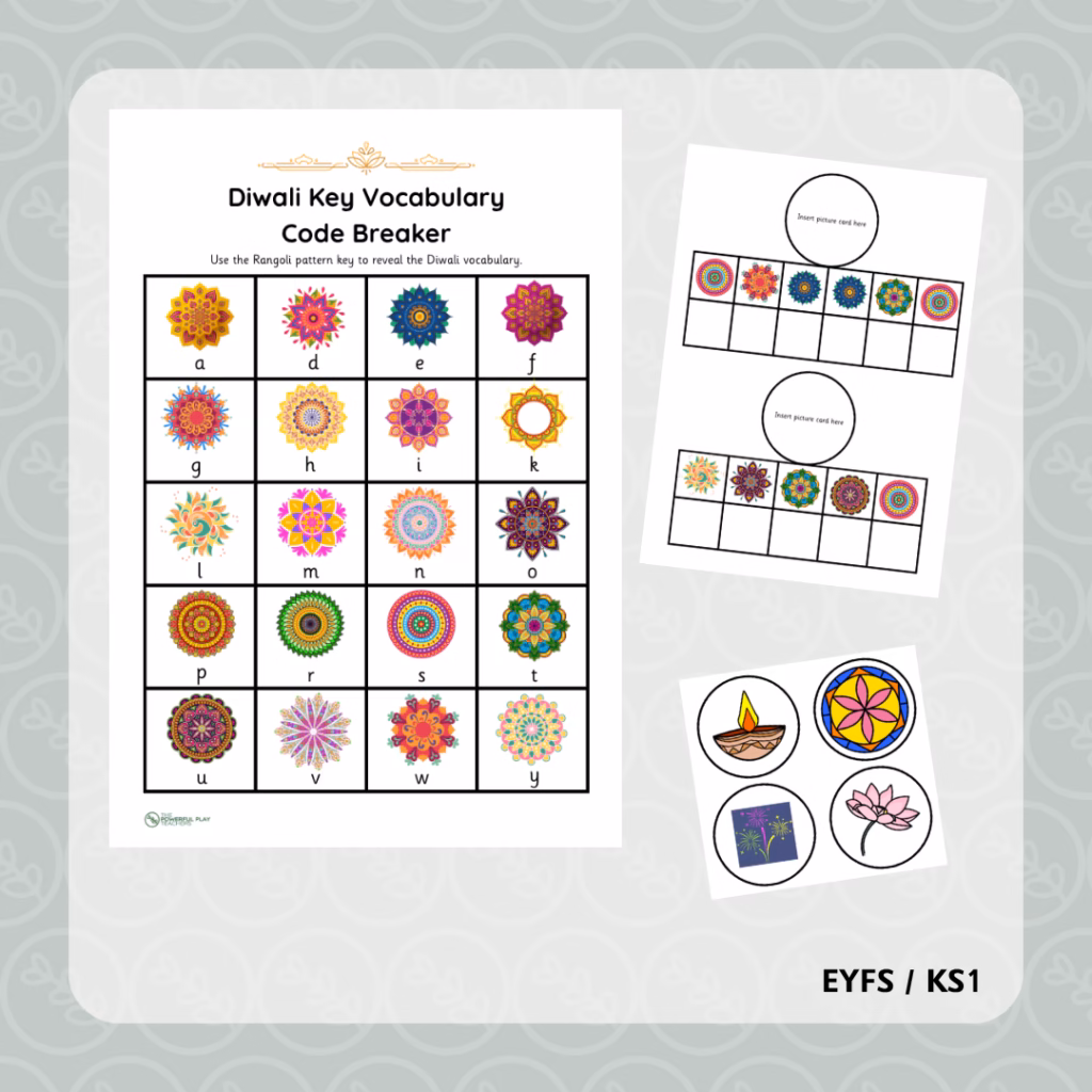 Diwali Vocabulary Code Breaker