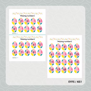 Easter Missing Numbers