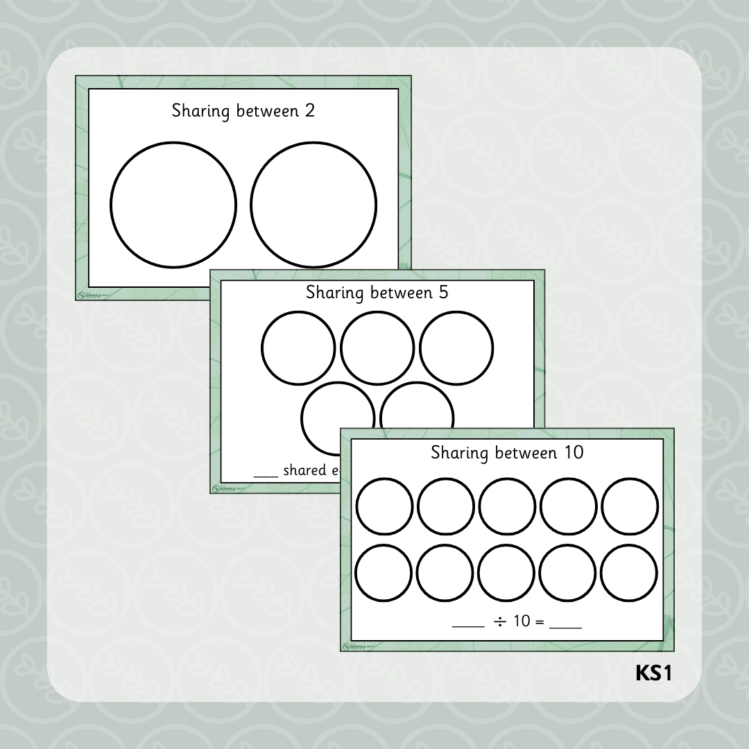 Sharing Between 2, 5 and 10 Mats