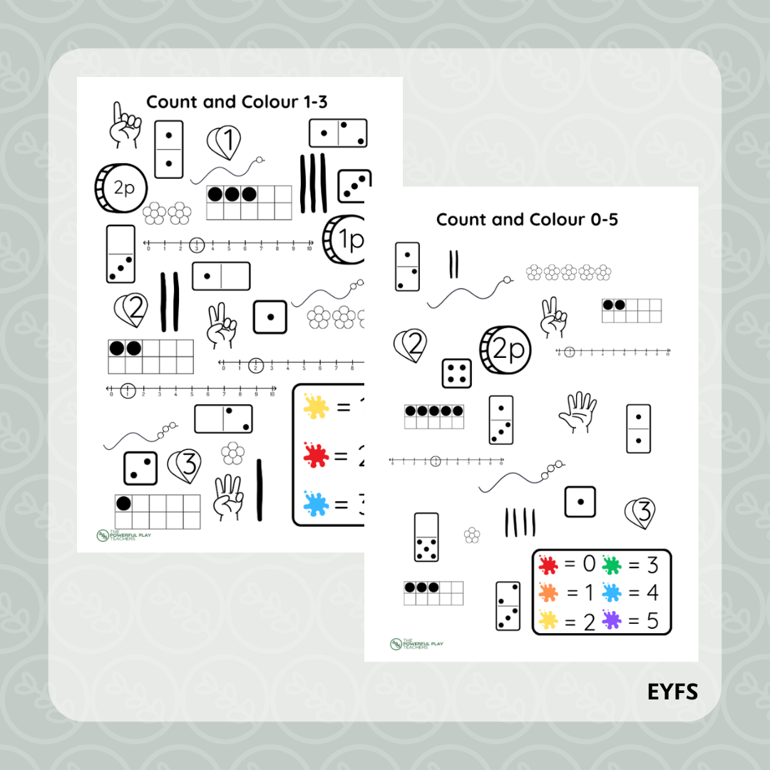 Count and Colour (1-3, 0-5)