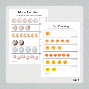 Space Counting (1-10)