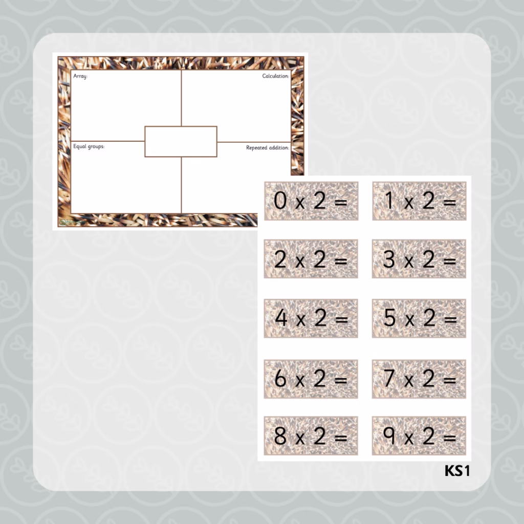 Hedgehog Themed Multiplication