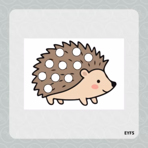 Hedgehog Place the Pom Pom