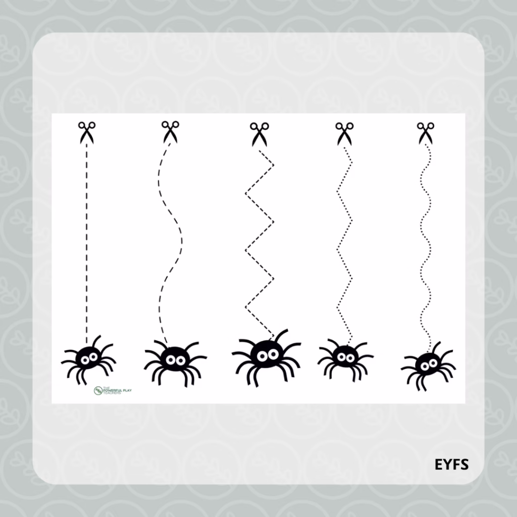 Scissor Skills Spiders