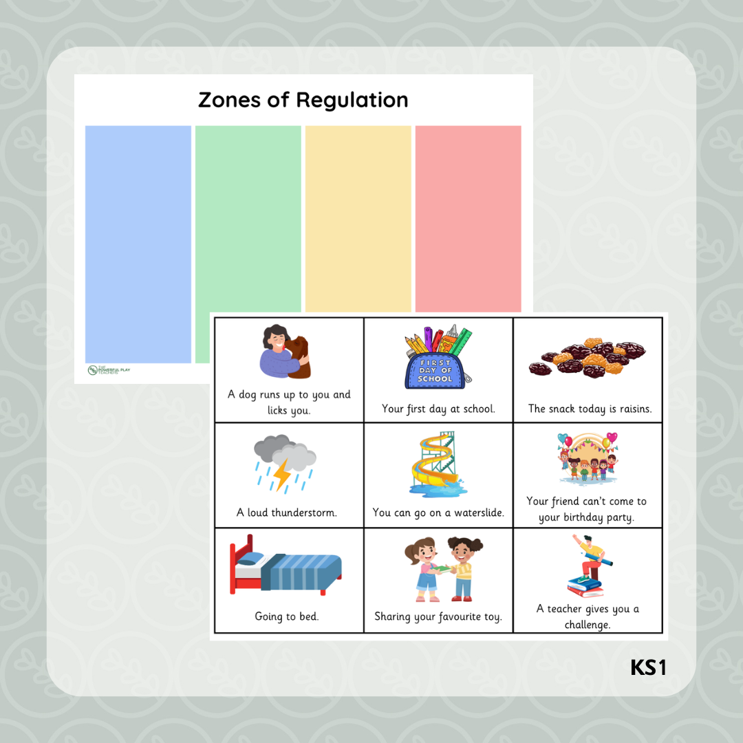 Zones of Regulation Scenario Sorting