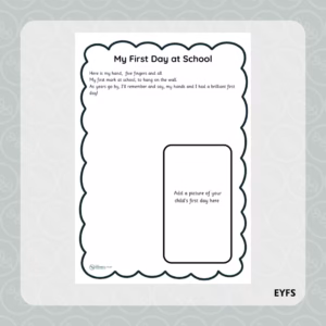 My First Day at School