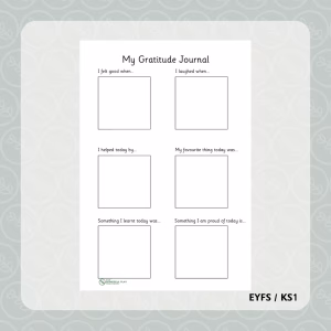 My Gratitude Journal