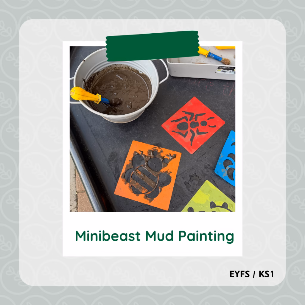 Minibeast Mud Painting