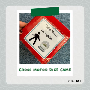 Gross Motor Dice Game