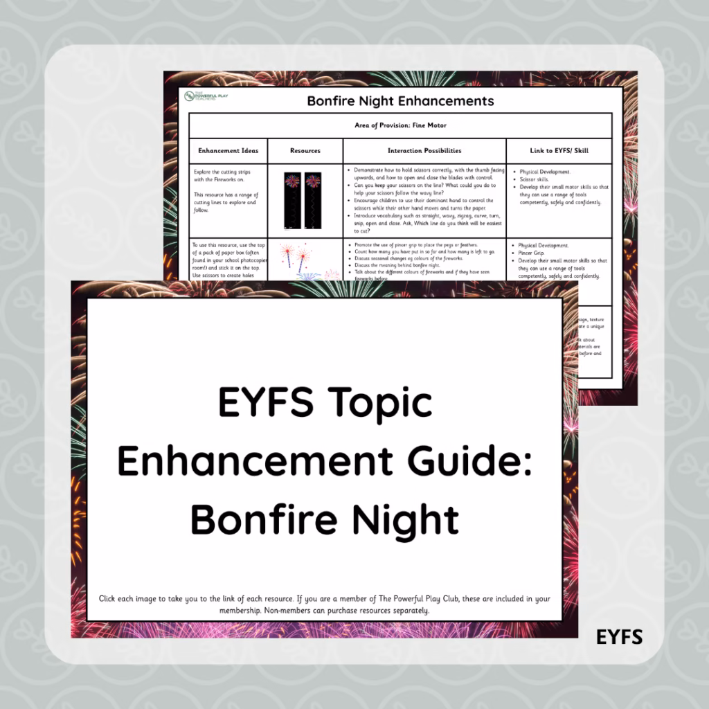 EYFS Topic Enhancement Guide: Bonfire Night